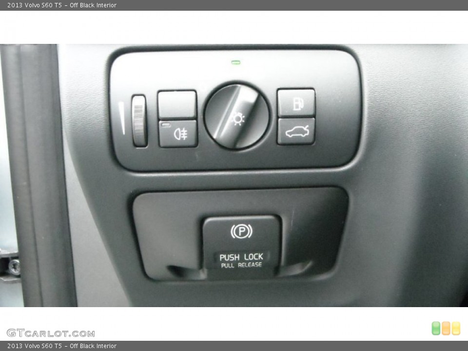 Off Black Interior Controls for the 2013 Volvo S60 T5 #68659762