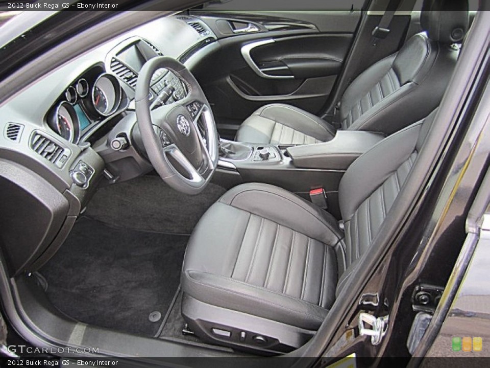 Ebony Interior Prime Interior for the 2012 Buick Regal GS #68661579