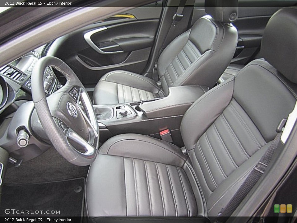 Ebony Interior Photo for the 2012 Buick Regal GS #68661585