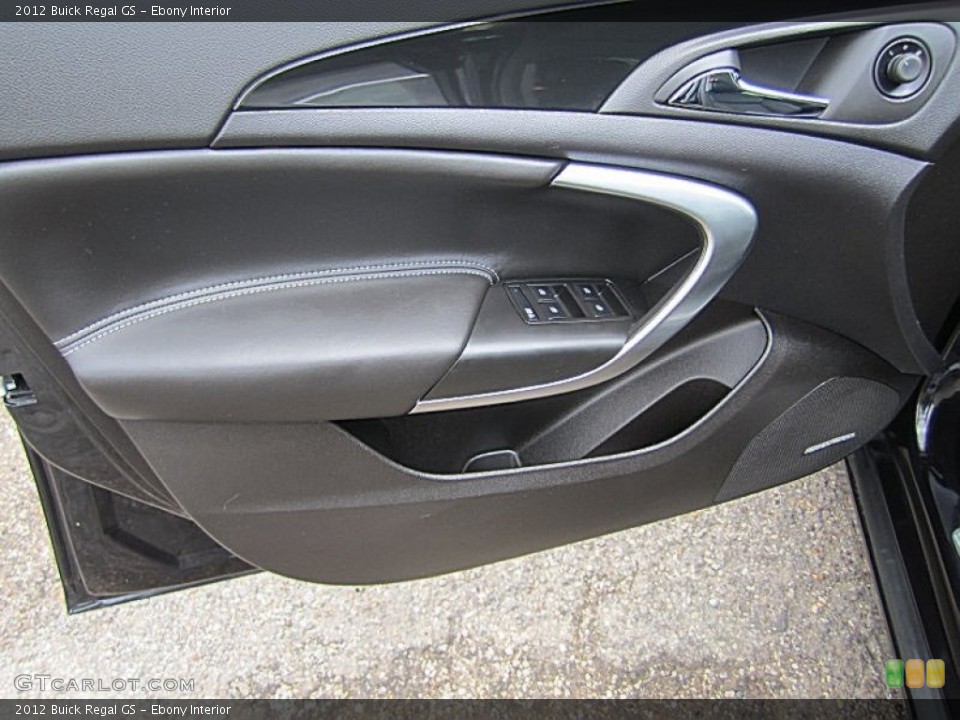 Ebony Interior Door Panel for the 2012 Buick Regal GS #68661609