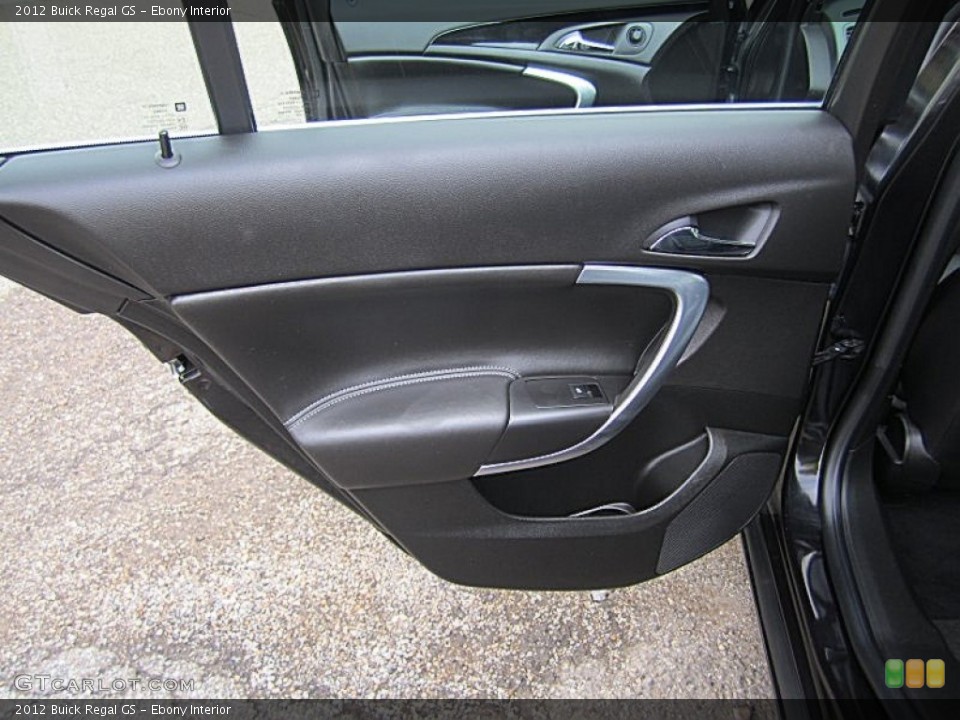 Ebony Interior Door Panel for the 2012 Buick Regal GS #68661642