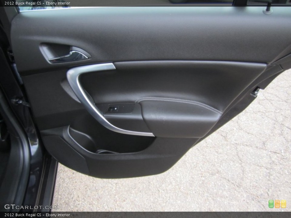 Ebony Interior Door Panel for the 2012 Buick Regal GS #68661696