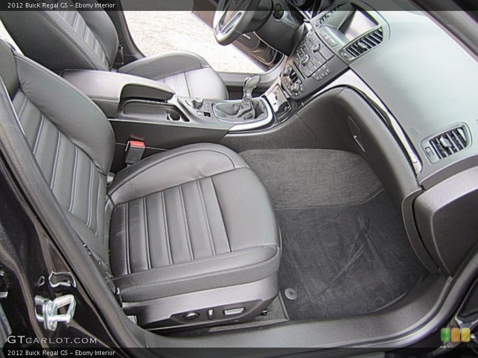 Ebony Interior Photo for the 2012 Buick Regal GS #68661705
