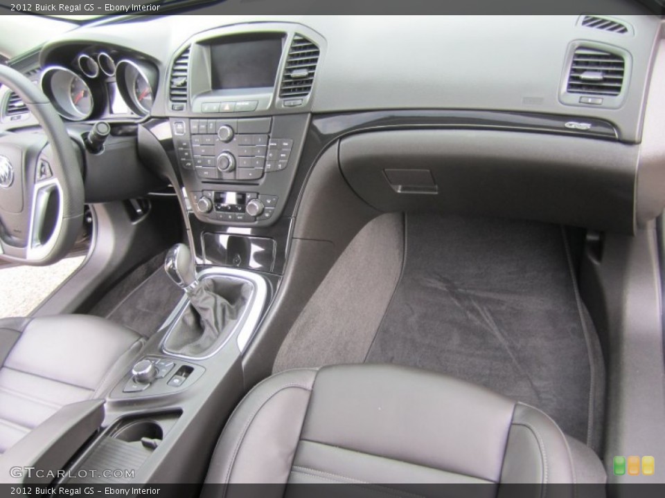 Ebony Interior Dashboard for the 2012 Buick Regal GS #68661714