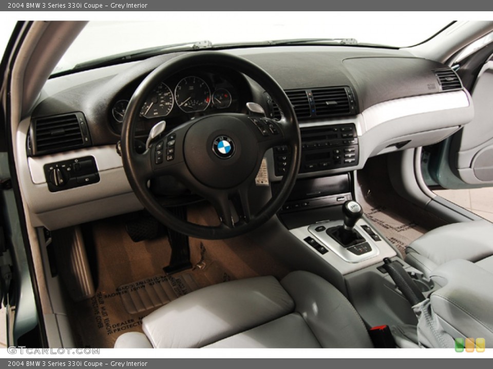 Grey Interior Prime Interior for the 2004 BMW 3 Series 330i Coupe #68662296