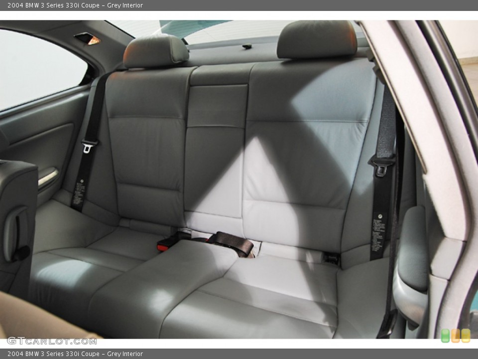Grey Interior Rear Seat for the 2004 BMW 3 Series 330i Coupe #68662386