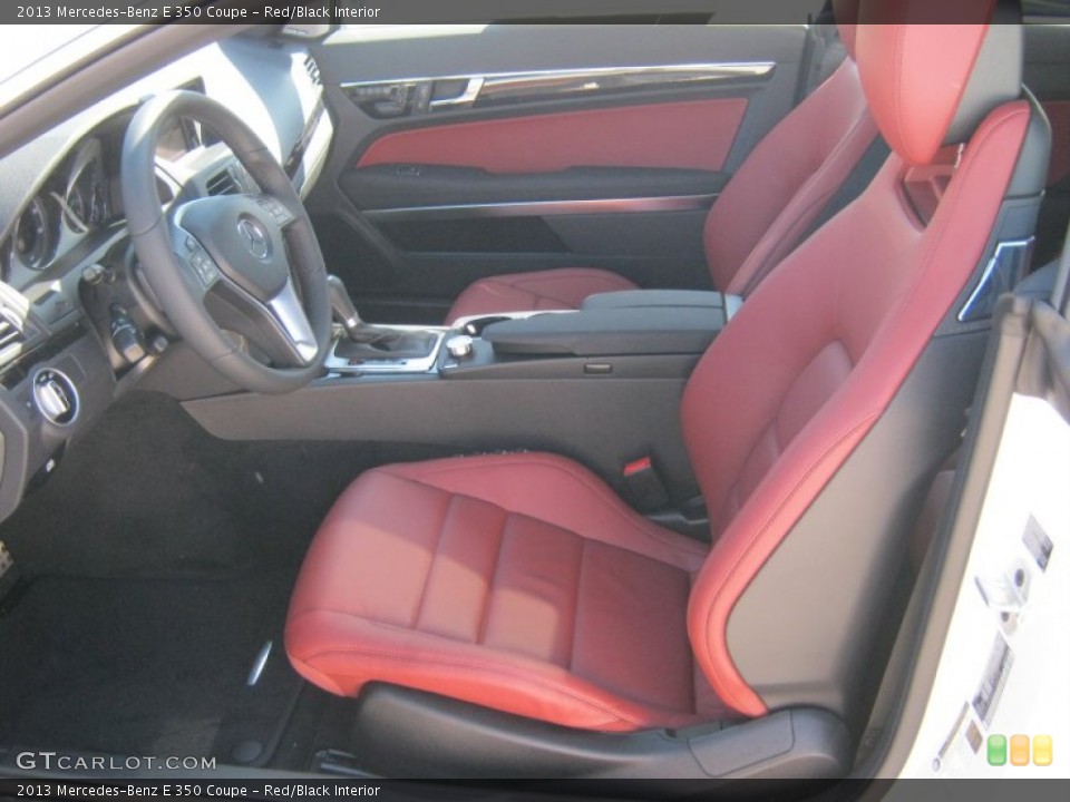 Red/Black Interior Photo for the 2013 Mercedes-Benz E 350 Coupe #68662719