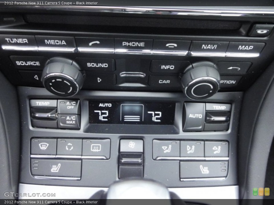 Black Interior Controls for the 2012 Porsche New 911 Carrera S Coupe #68662845