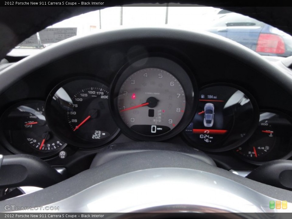Black Interior Gauges for the 2012 Porsche New 911 Carrera S Coupe #68662881