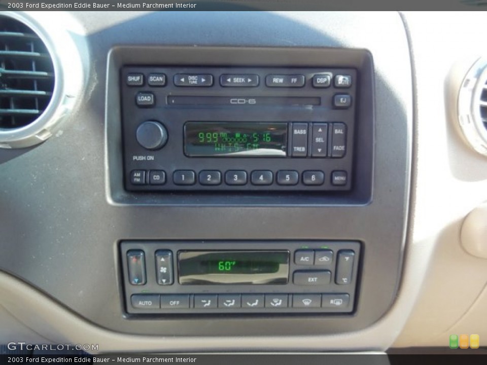 Medium Parchment Interior Controls for the 2003 Ford Expedition Eddie Bauer #68665522