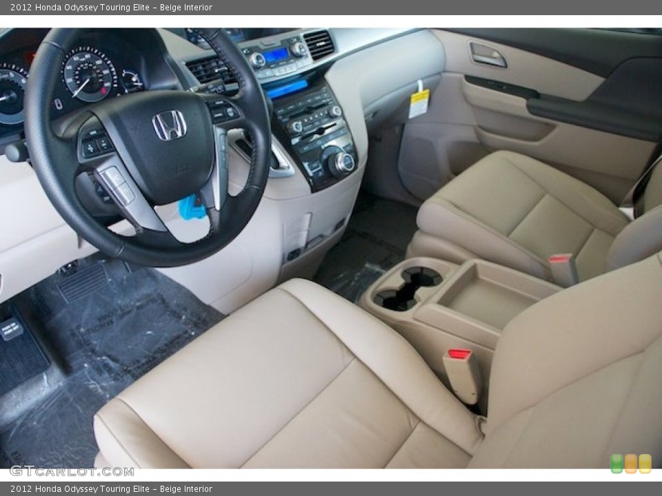 Beige Interior Prime Interior for the 2012 Honda Odyssey Touring Elite #68668531
