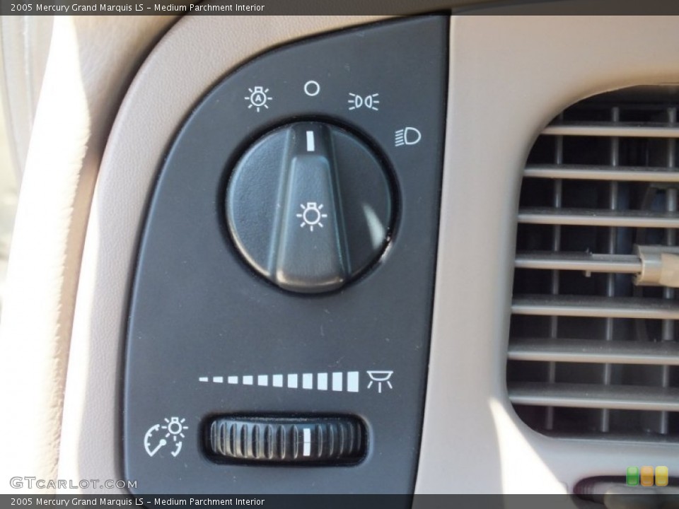 Medium Parchment Interior Controls for the 2005 Mercury Grand Marquis LS #68668591
