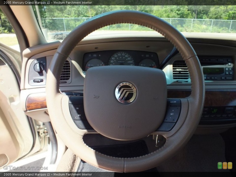 Medium Parchment Interior Steering Wheel for the 2005 Mercury Grand Marquis LS #68668627