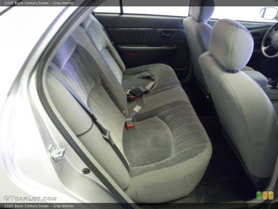 Gray Interior Rear Seat for the 2005 Buick Century Sedan #68668978