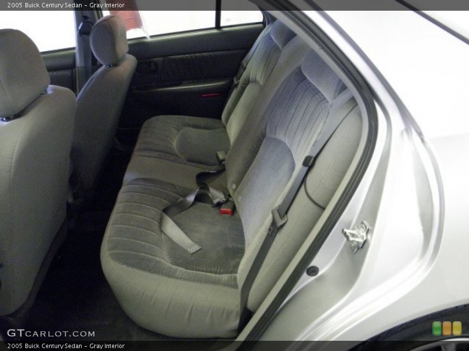 Gray Interior Rear Seat for the 2005 Buick Century Sedan #68669002