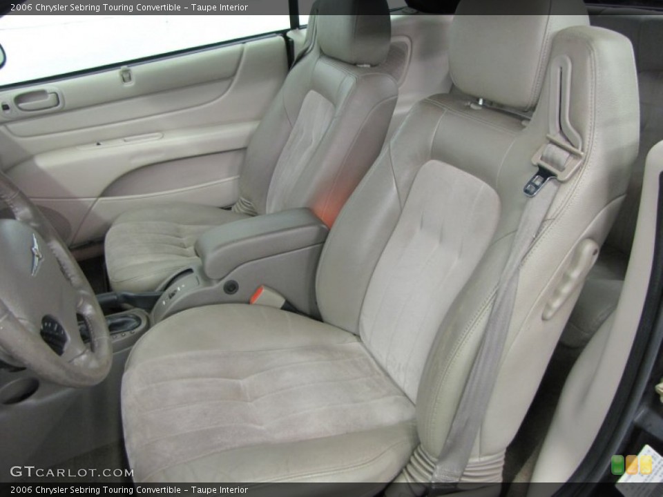 Taupe Interior Front Seat for the 2006 Chrysler Sebring Touring Convertible #68672098