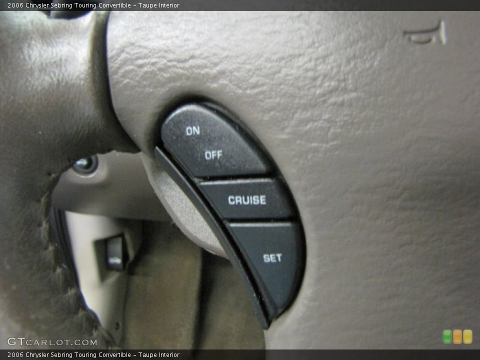 Taupe Interior Controls for the 2006 Chrysler Sebring Touring Convertible #68672164