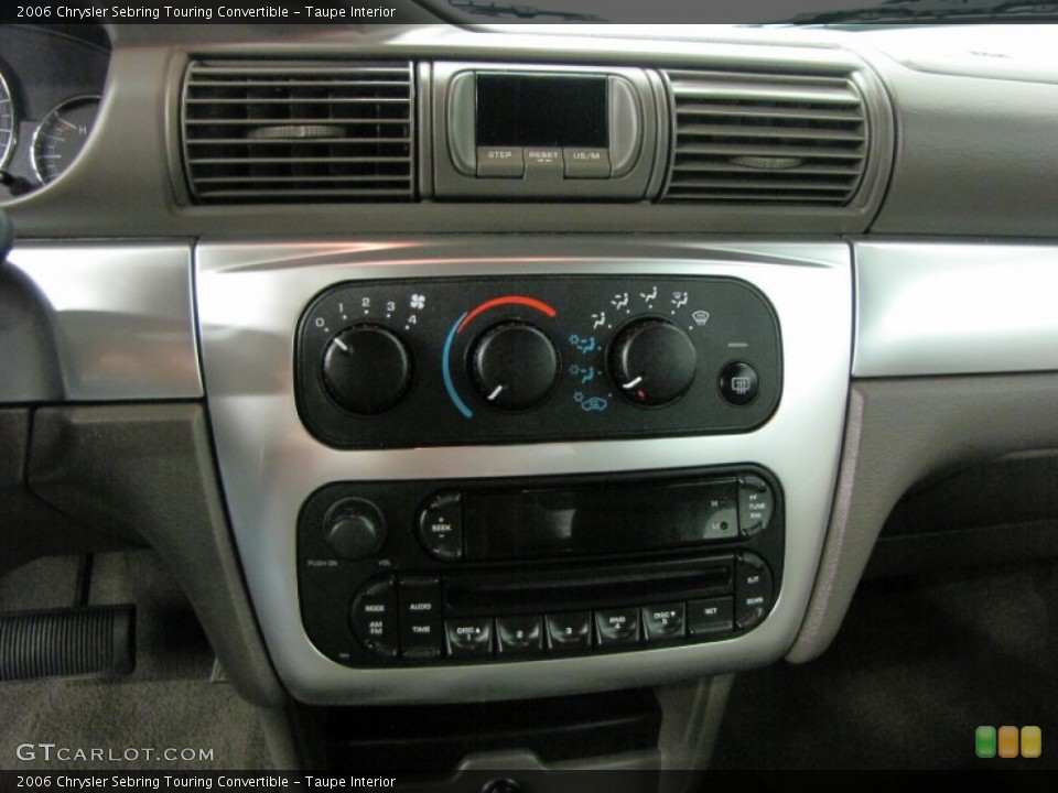Taupe Interior Controls for the 2006 Chrysler Sebring Touring Convertible #68672221