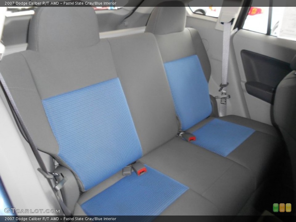 Pastel Slate Gray/Blue Interior Rear Seat for the 2007 Dodge Caliber R/T AWD #68673301