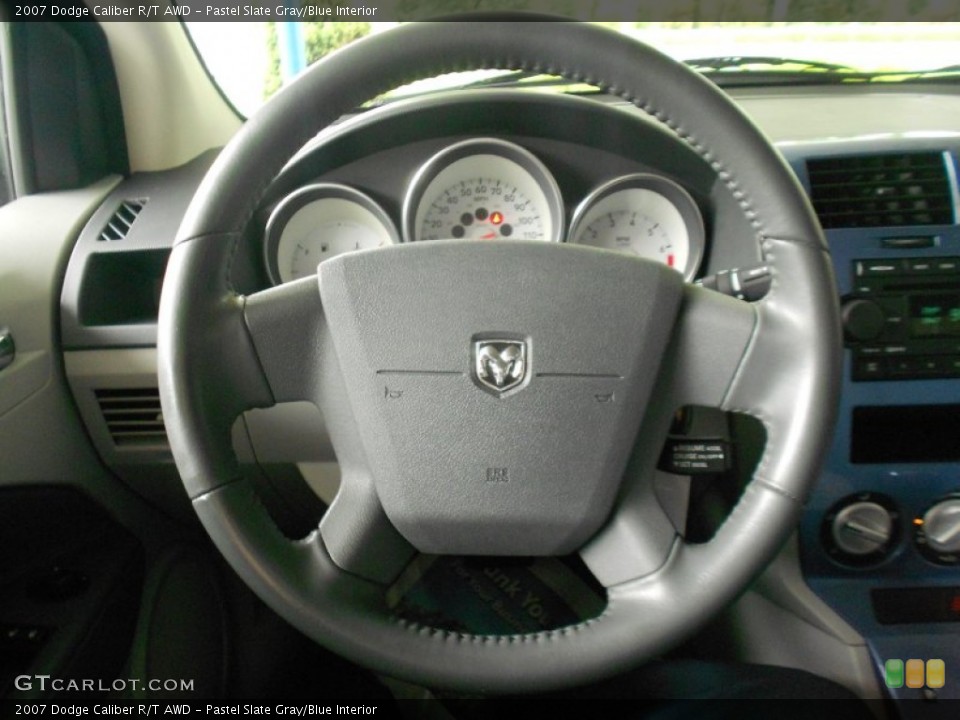 Pastel Slate Gray/Blue Interior Steering Wheel for the 2007 Dodge Caliber R/T AWD #68673331