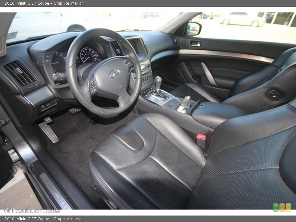Graphite Interior Prime Interior for the 2010 Infiniti G 37 Coupe #68673619