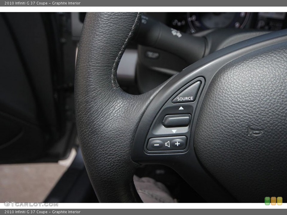 Graphite Interior Controls for the 2010 Infiniti G 37 Coupe #68673679