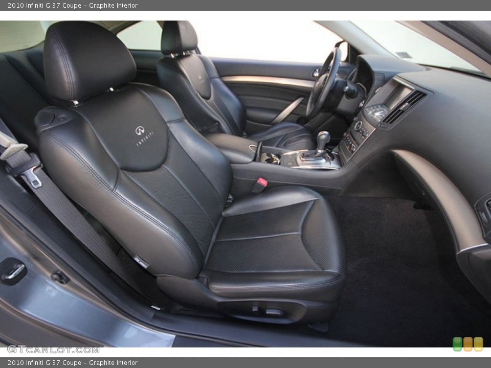 Graphite Interior Front Seat for the 2010 Infiniti G 37 Coupe #68673766
