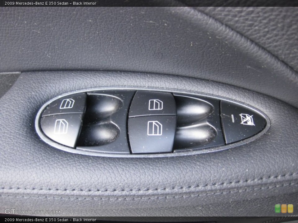 Black Interior Controls for the 2009 Mercedes-Benz E 350 Sedan #68674243