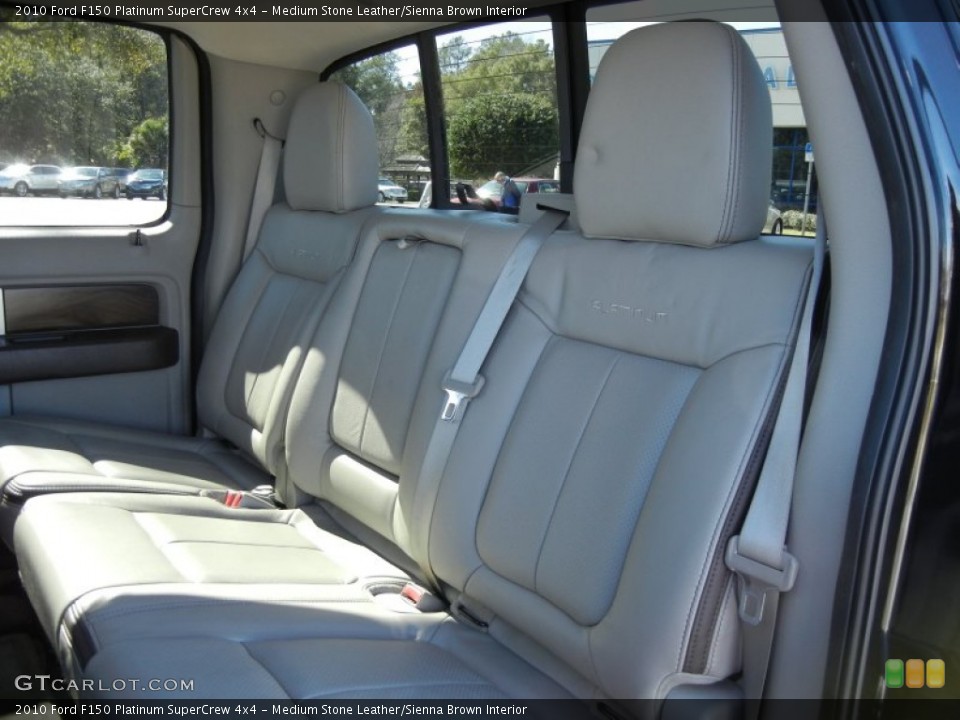 Medium Stone Leather/Sienna Brown Interior Photo for the 2010 Ford F150 Platinum SuperCrew 4x4 #68676388