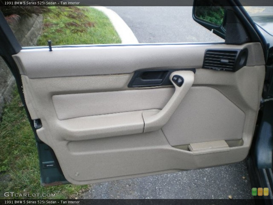 Tan Interior Door Panel for the 1991 BMW 5 Series 525i Sedan #68676967