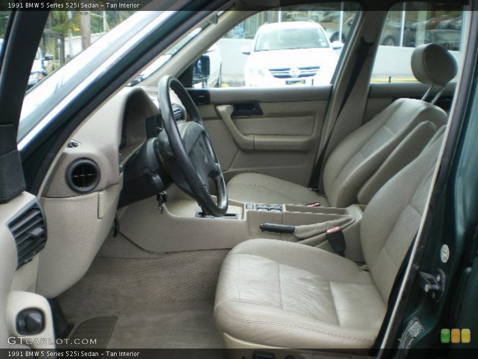 Tan Interior Front Seat for the 1991 BMW 5 Series 525i Sedan #68676976