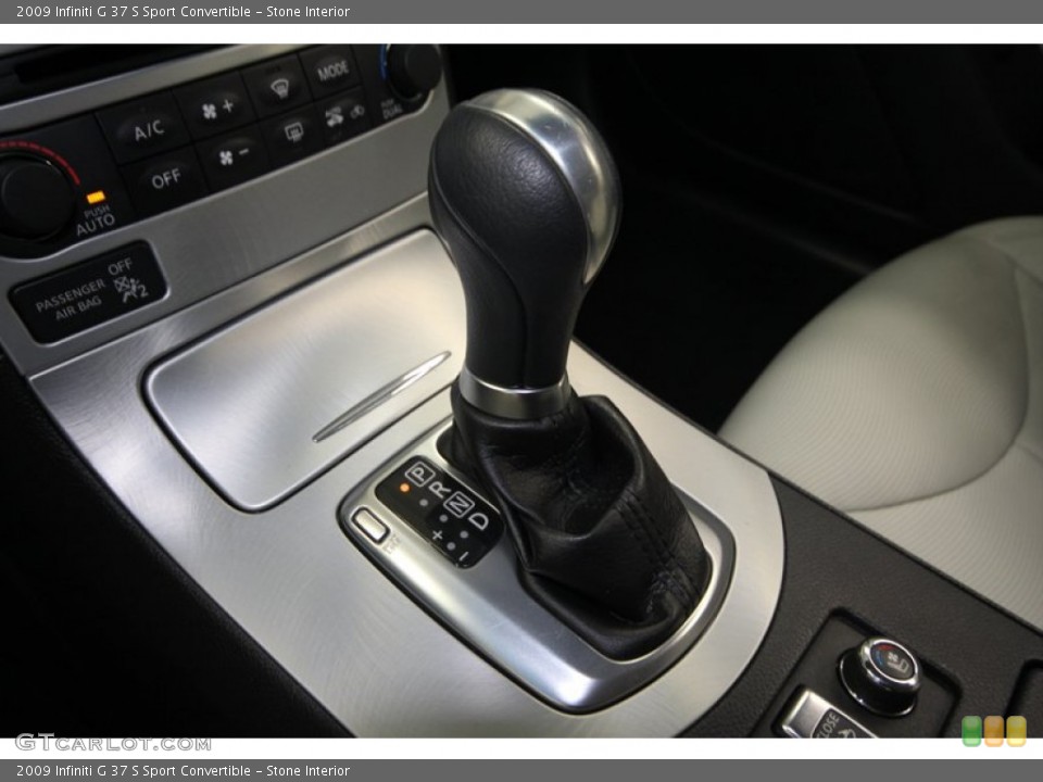 Stone Interior Transmission for the 2009 Infiniti G 37 S Sport Convertible #68677372