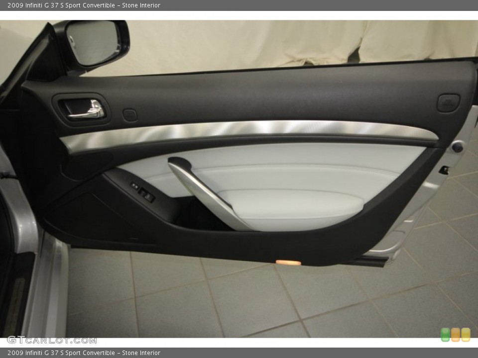 Stone Interior Door Panel for the 2009 Infiniti G 37 S Sport Convertible #68677501
