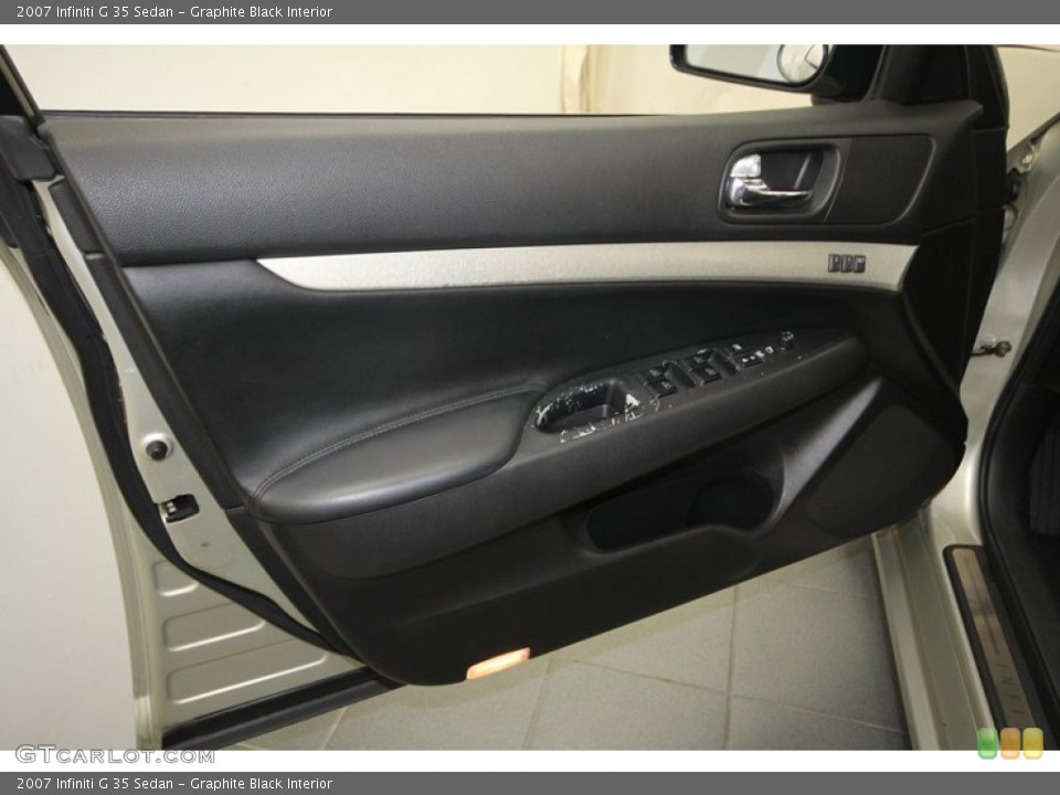 Graphite Black Interior Door Panel for the 2007 Infiniti G 35 Sedan #68678071
