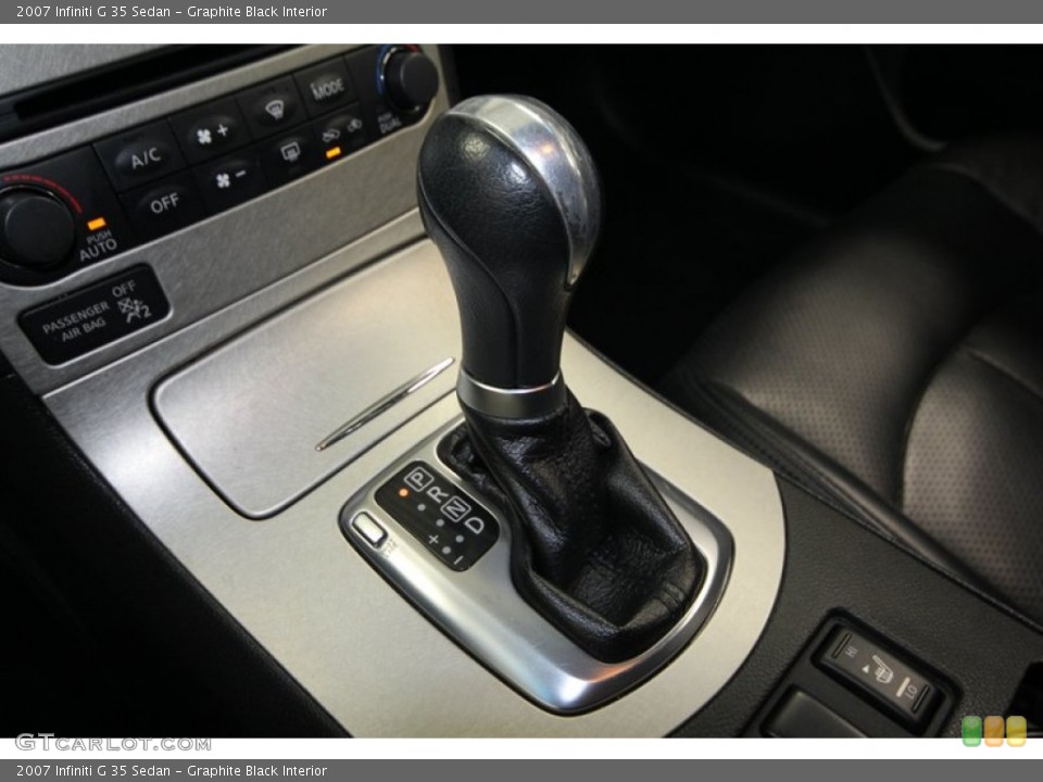 Graphite Black Interior Transmission for the 2007 Infiniti G 35 Sedan #68678146