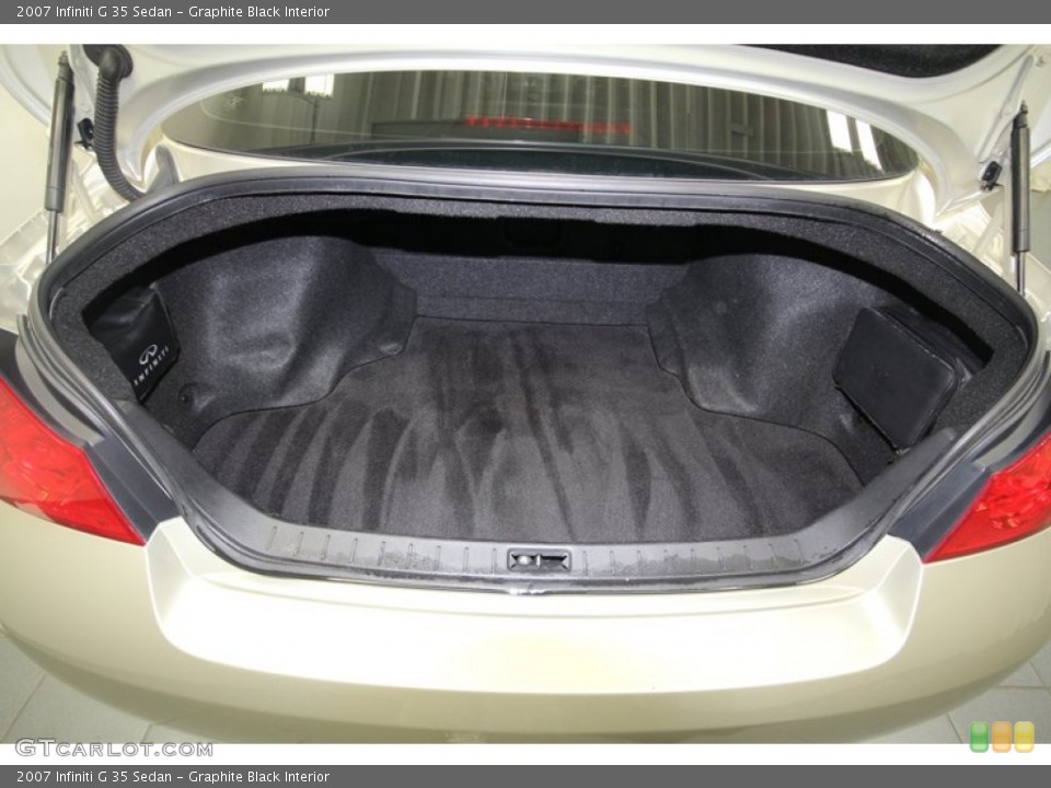 Graphite Black Interior Trunk for the 2007 Infiniti G 35 Sedan #68678242