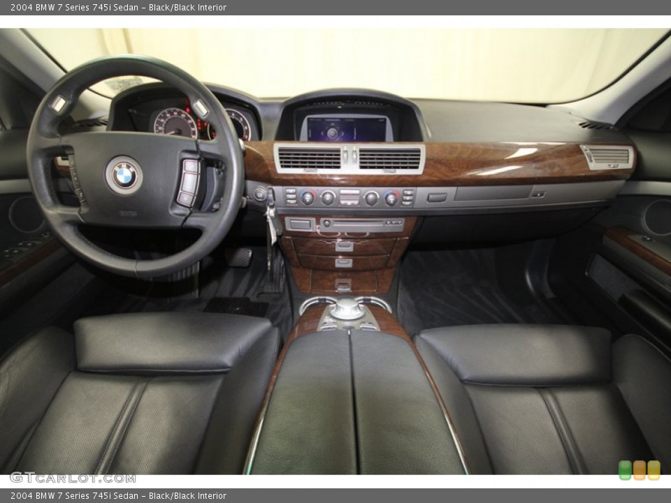 Black/Black Interior Dashboard for the 2004 BMW 7 Series 745i Sedan #68678392