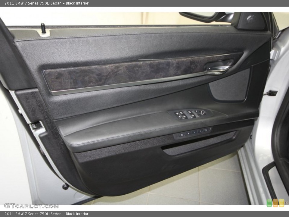 Black Interior Door Panel for the 2011 BMW 7 Series 750Li Sedan #68678948