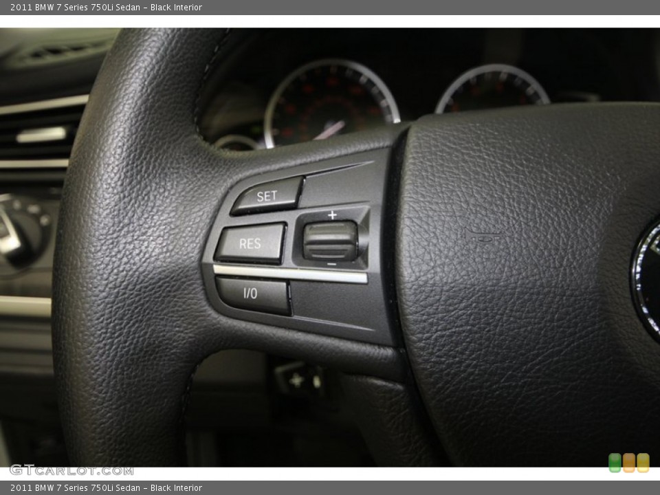 Black Interior Controls for the 2011 BMW 7 Series 750Li Sedan #68679055