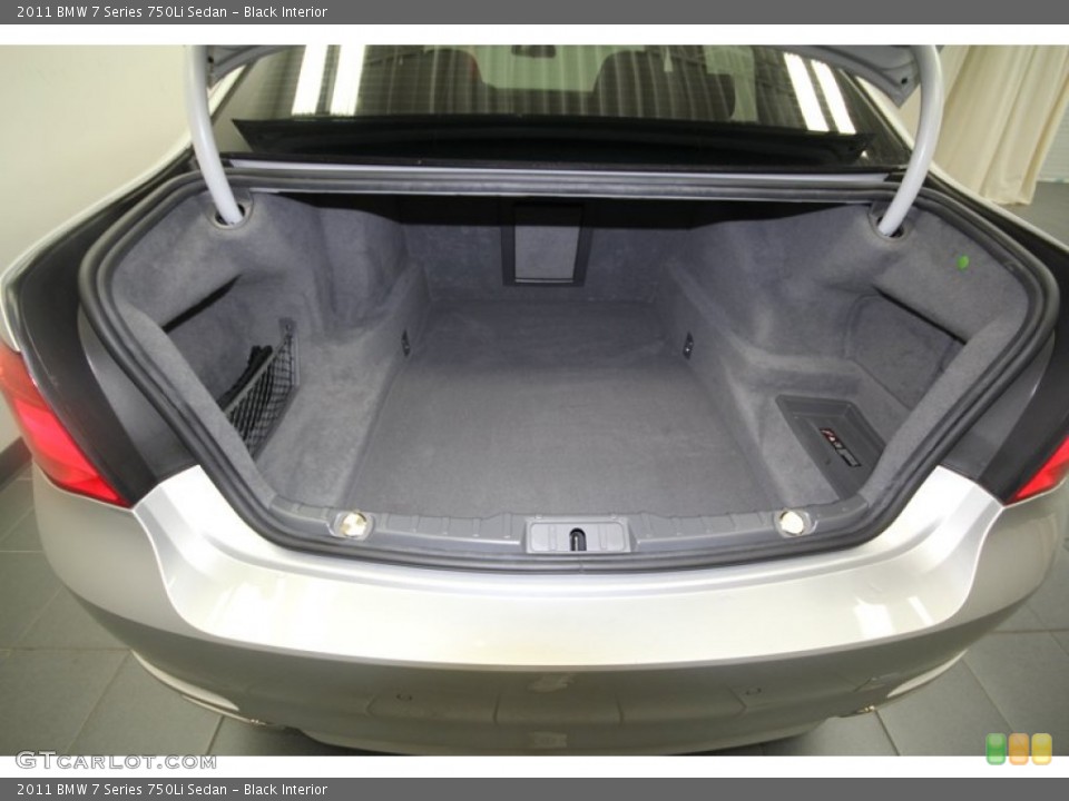 Black Interior Trunk for the 2011 BMW 7 Series 750Li Sedan #68679124