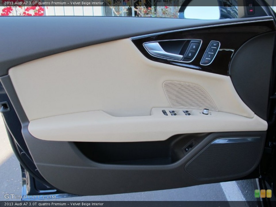 Velvet Beige Interior Door Panel for the 2013 Audi A7 3.0T quattro Premium #68682670