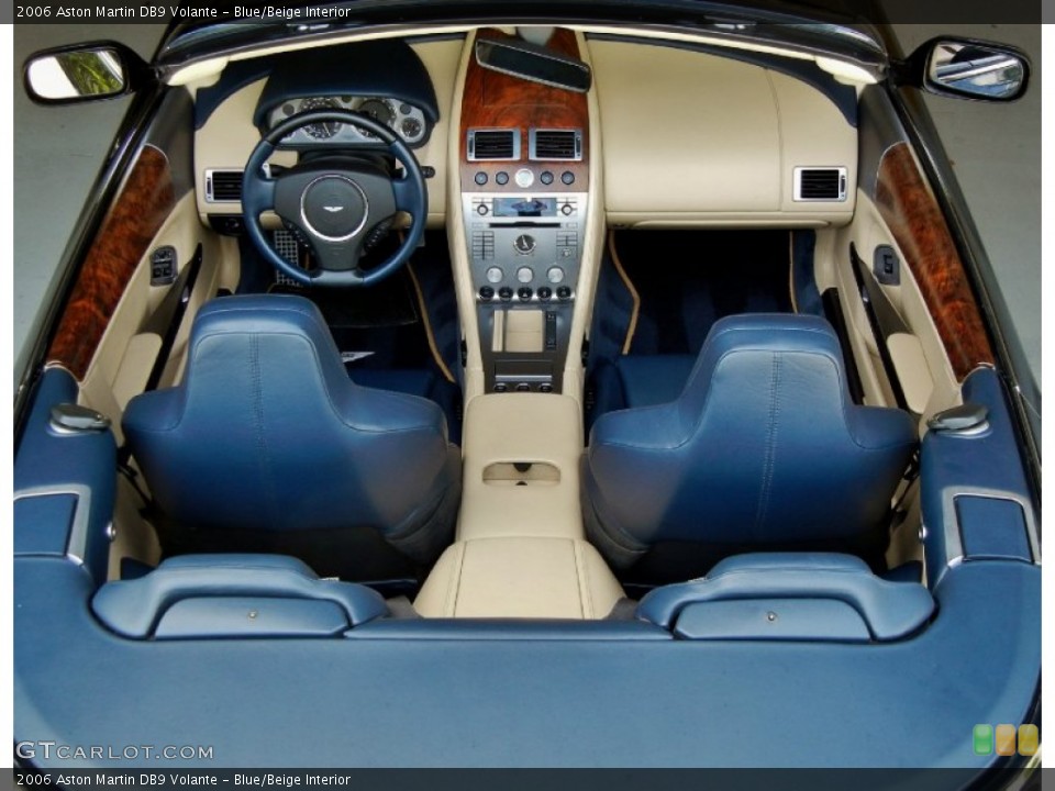 Blue/Beige Interior Photo for the 2006 Aston Martin DB9 Volante #68684242