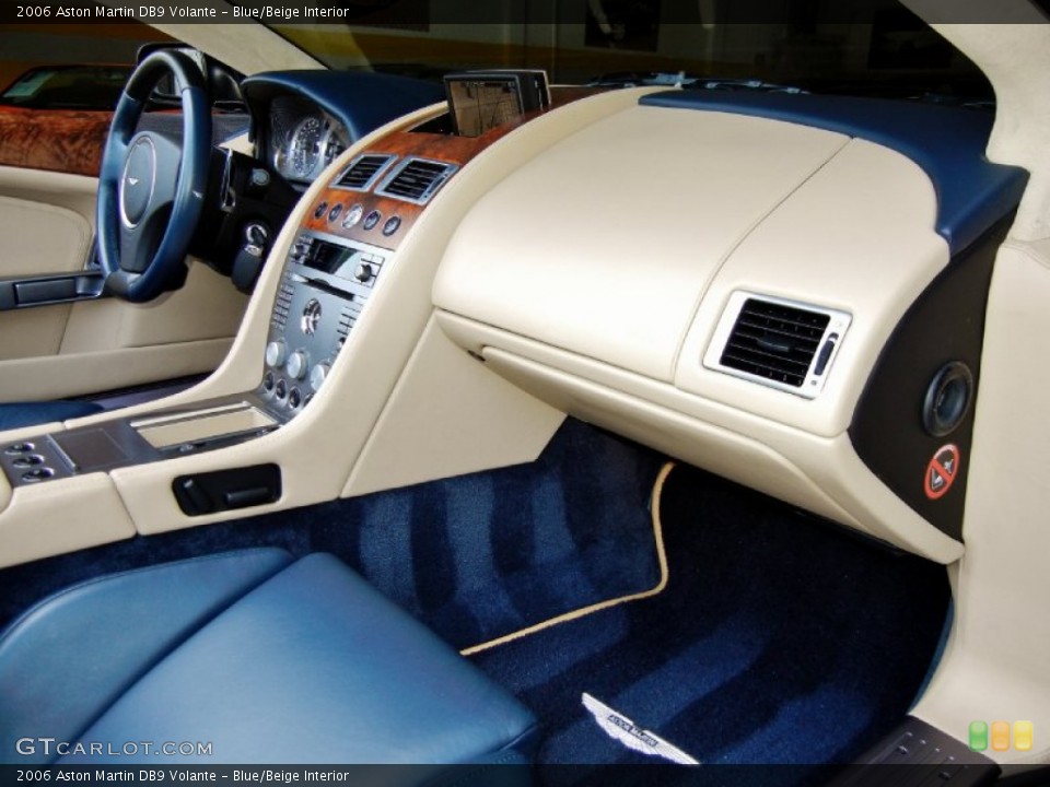 Blue/Beige Interior Dashboard for the 2006 Aston Martin DB9 Volante #68684325