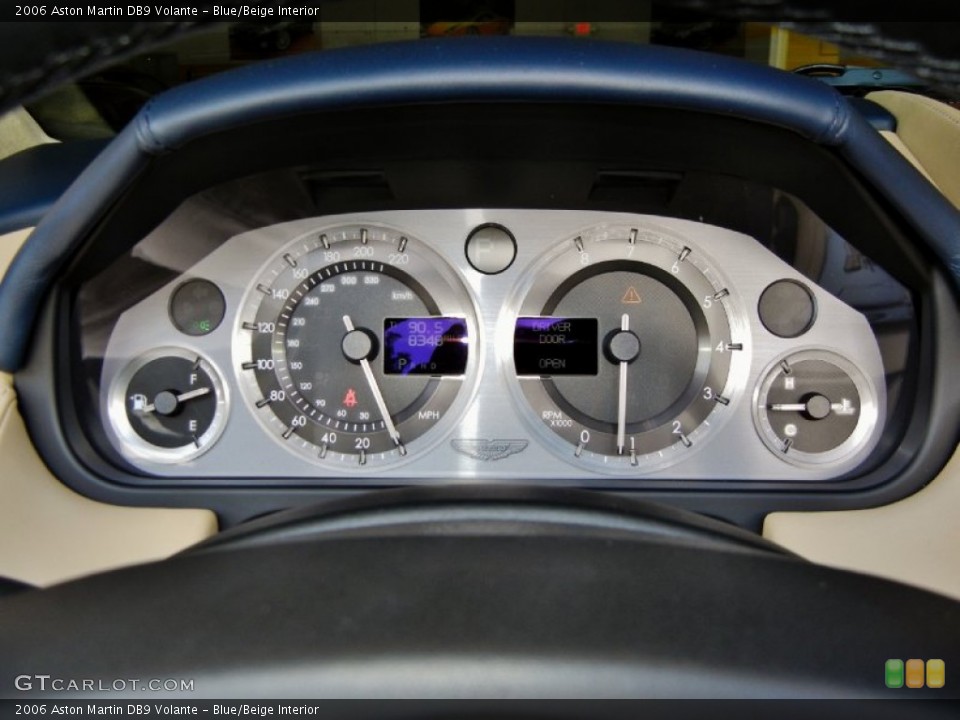 Blue/Beige Interior Gauges for the 2006 Aston Martin DB9 Volante #68684350