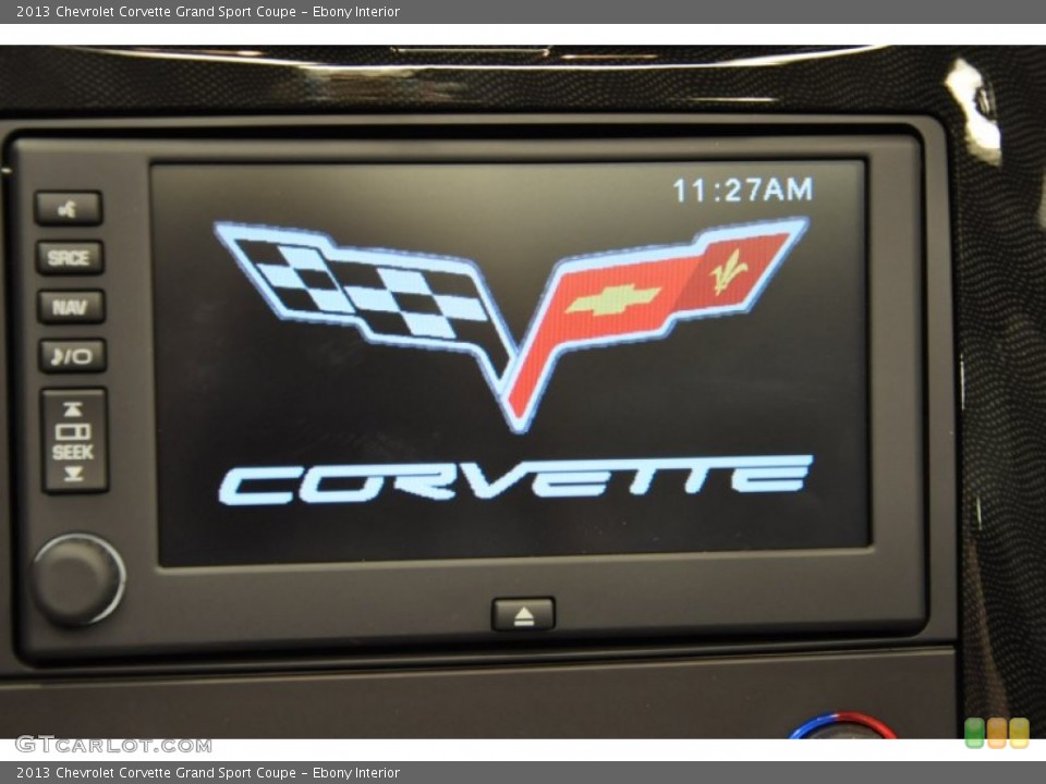 Ebony Interior Controls for the 2013 Chevrolet Corvette Grand Sport Coupe #68685307