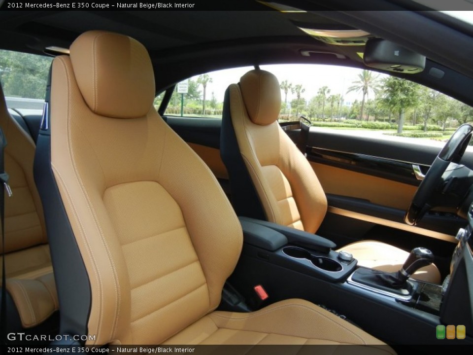 Natural Beige/Black Interior Photo for the 2012 Mercedes-Benz E 350 Coupe #68686699