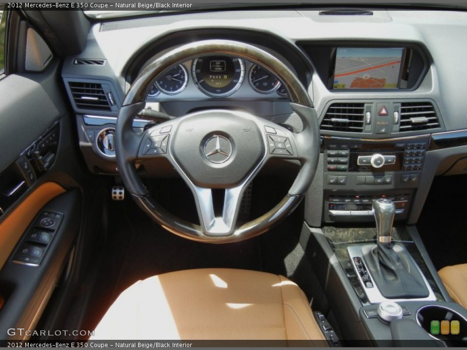 Natural Beige/Black Interior Dashboard for the 2012 Mercedes-Benz E 350 Coupe #68686723