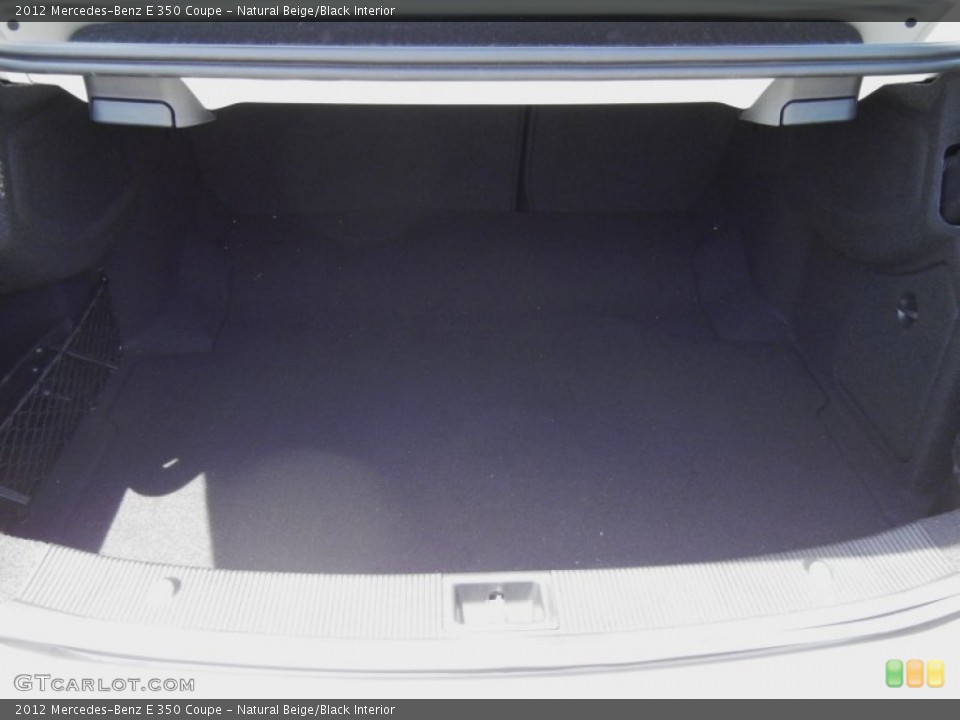 Natural Beige/Black Interior Trunk for the 2012 Mercedes-Benz E 350 Coupe #68686789
