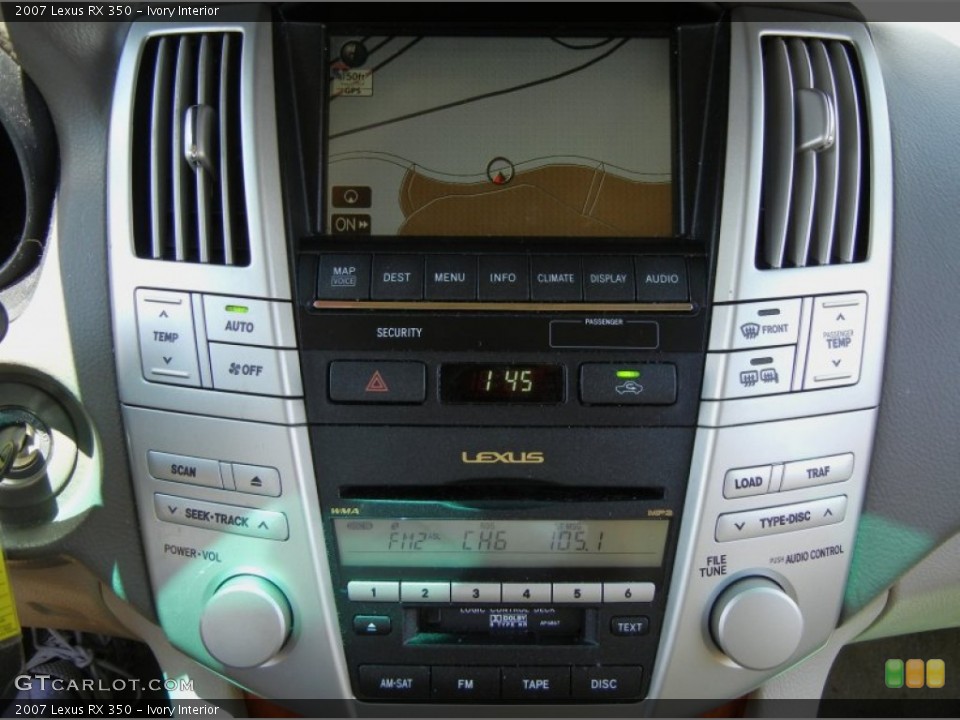 Ivory Interior Controls for the 2007 Lexus RX 350 #68687500