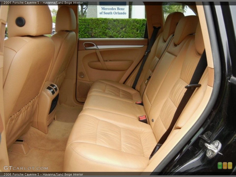 Havanna/Sand Beige Interior Rear Seat for the 2006 Porsche Cayenne S #68687677